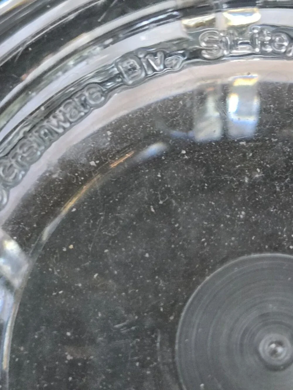 VTG MCM Lucite Grsinware 6-Petal Bowl Model #GW348 Pat Pending Made in Taiwan